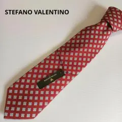 STEFANO VALENTINO 幾何学模様 ネクタイ