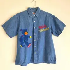 MIKI HOUSE ミキハウス シャツ デニムシャツ 大人 用 Sサイズ 美品