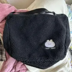 あさみみちゃんトートバッグ 黒 DON'T DEEP