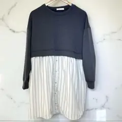 chocol raffine robe シャツワンピース
