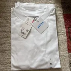 【新品未使用品】UNIQLO エアリズム コットンTシャツ XL ホワイト