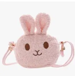 キッズ うさぎ コイン収納 子供用バッグ ピンク ポーチ