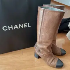 【最終値下】CHANEL 5.5㎝ヒール ロングブーツ
