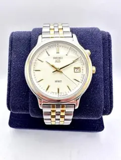 SEIKO セイコー 腕時計 AGS SPIRIT デイト 動作未確認 f138