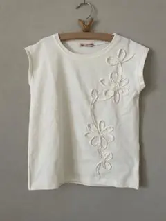 しまむら　sakiyamada コード刺繍Tシャツ 130cm