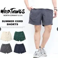 WILD THINGS ワイルドシングス サマーコーデュロイショーツ サイズM