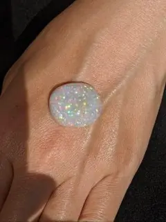 ◆鑑定済◆動画有★超極上遊色！大粒18.075Ct★天然オパール◆opal/宝石