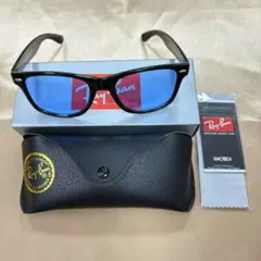 【美品】Ray-Ban RB2140 青レンズ サングラス