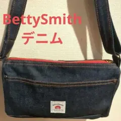 美品ベティスミ Betty Smithデニム バックスタイルショルダーバッグ