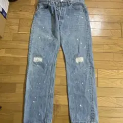 Levi's ダメージデニムパンツ 501