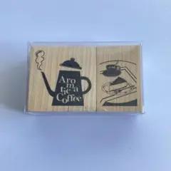 はんこ ラバースタンプ セリア アンティークカフェ はんこ スタンプ ゴム印