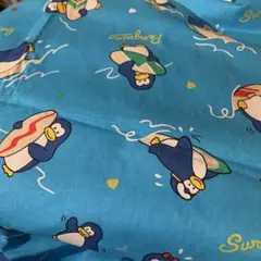 昭和レトロ　80年代　お酒のCM ペンギンイラスト生地