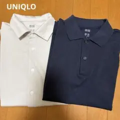 UNIQLO エアリズムコットンポロシャツセット（ネイビー・ライトグレー）