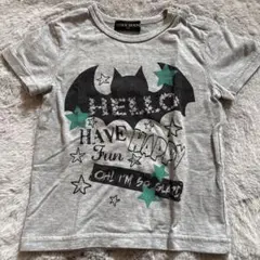 【美品】　キッズ Tシャツ　100サイズ　グレー　こうもり　CORN HOUSE