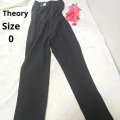 【タグ付き⭐Theory Icon】黒　オールインワン　サイズ0