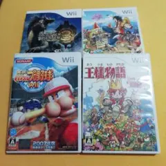 Wiiソフトまとめ売り　4本セット
