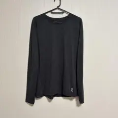 On Performance Long-T メンズ M チャコールブラック