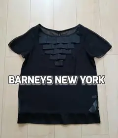 BARNEYS NEW YORK　シアー　セレモニーブラウス　黒