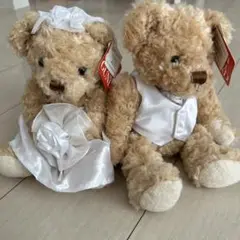 クマ　ウェディングカップル ぬいぐるみ