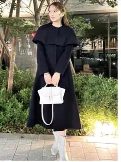 早い者勝ち‼️最終値引‼️セルフォード ケープ付きロングコート