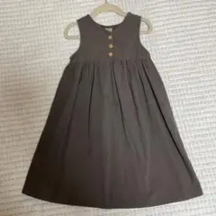【美品】tete a tete ワンピース チャコールグレー 100cm