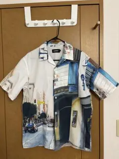 XLARGE エクストララージ　シャツ　総柄　アロハシャツ チャイナタウン