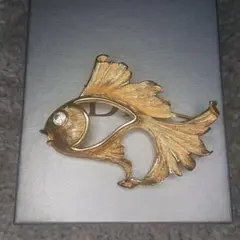 超希少 Christian Dior 魚 ブローチ