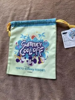 ディズニー×ミセス　コラボグッズ　Summer Cool Off きんちゃく