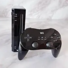【動作未確認】Nintendo Wii ブラック　RVL-001