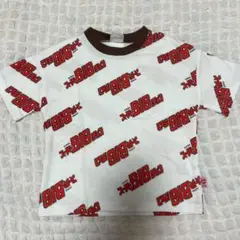 新品 トップス 半袖スーパーBIGチョコ ロゴ Tシャツ 100cm