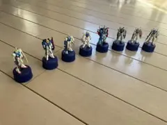 ガンダムペプシボトルキャップフィギュアセット 8体 ホワイト・ブルー・レッド