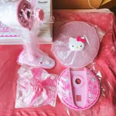 ハローキティ✨サンリオ✨30cm✨リビング扇✨扇風機✨FK-KT31✨レトロ✨ ハローキティ✨サンリオ✨30cm✨リビング扇✨扇風機✨FK-KT31