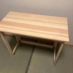 [山善] 折りたたみ　机　デスク TPD-8040H(NA)