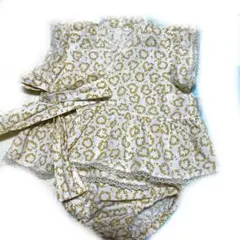 花柄甚平 80-85 ハンドメイド