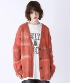 【新品タグ付き】jeanasis 7GミストキモウVカーディガン
