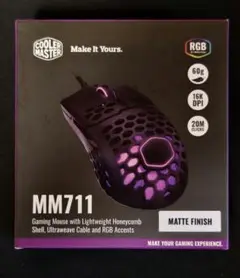 Cooler Master MM711 ゲーミングマウス マットブラック