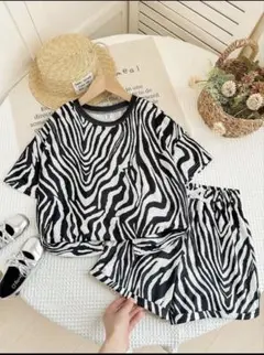 ゼブラ柄 セットアップ(K)夏SALE！着画あり