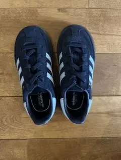 adidas SPEZIALキッズシューズ ネイビー