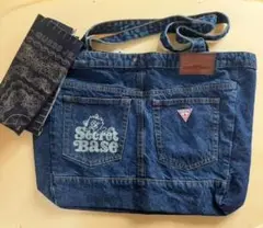 GUESS verdy SECRETBASE tote bag バンダナ付き