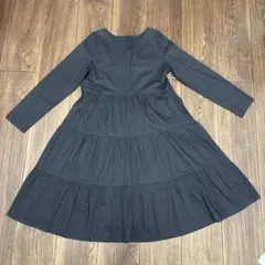 w closet ティアードワンピース　黒