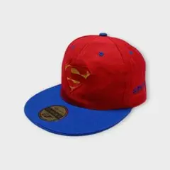 KIPA SUPERMAN スナップバックキャップ　DCコミックス　赤×青
