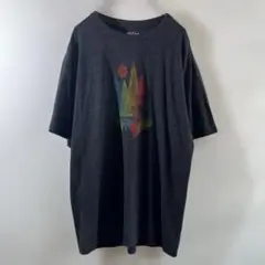 T-229 Bule 84 プリント Tシャツ Lサイズ ダークグレー