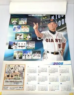 読売ジャイアンツ カレンダー 2005年 報知新聞社 堀内恒夫監督