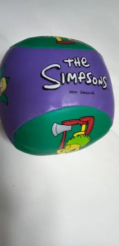 The Simpsonsラバー製 キャラクターボール。 おもちゃ軽量80gレトロ