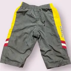 Reebok ロングパンツ グレー/イエロー/レッド　リーボック