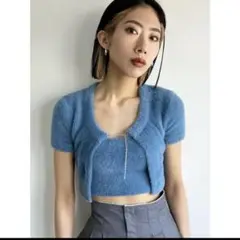 EMODA シャギーコンパクトツインニット