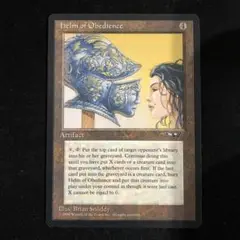 MTG　マジックザギャザリング　英語版　helm of Obedience　① Helm of Obedience · Alliances (ALL) #121 · Scryfall Magic