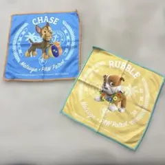 松屋 パウパトロール パウっとひんやりタオル　チェイス　ラブル　2枚セット