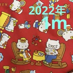 サンリオ ハローキティ&ミミィ 綿生地　2022年　廃盤レア