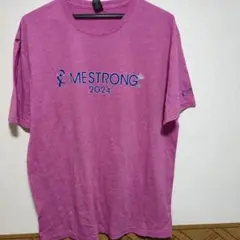 MESTRONG 2024 Tシャツ ピンク　メンズTシャツＬ